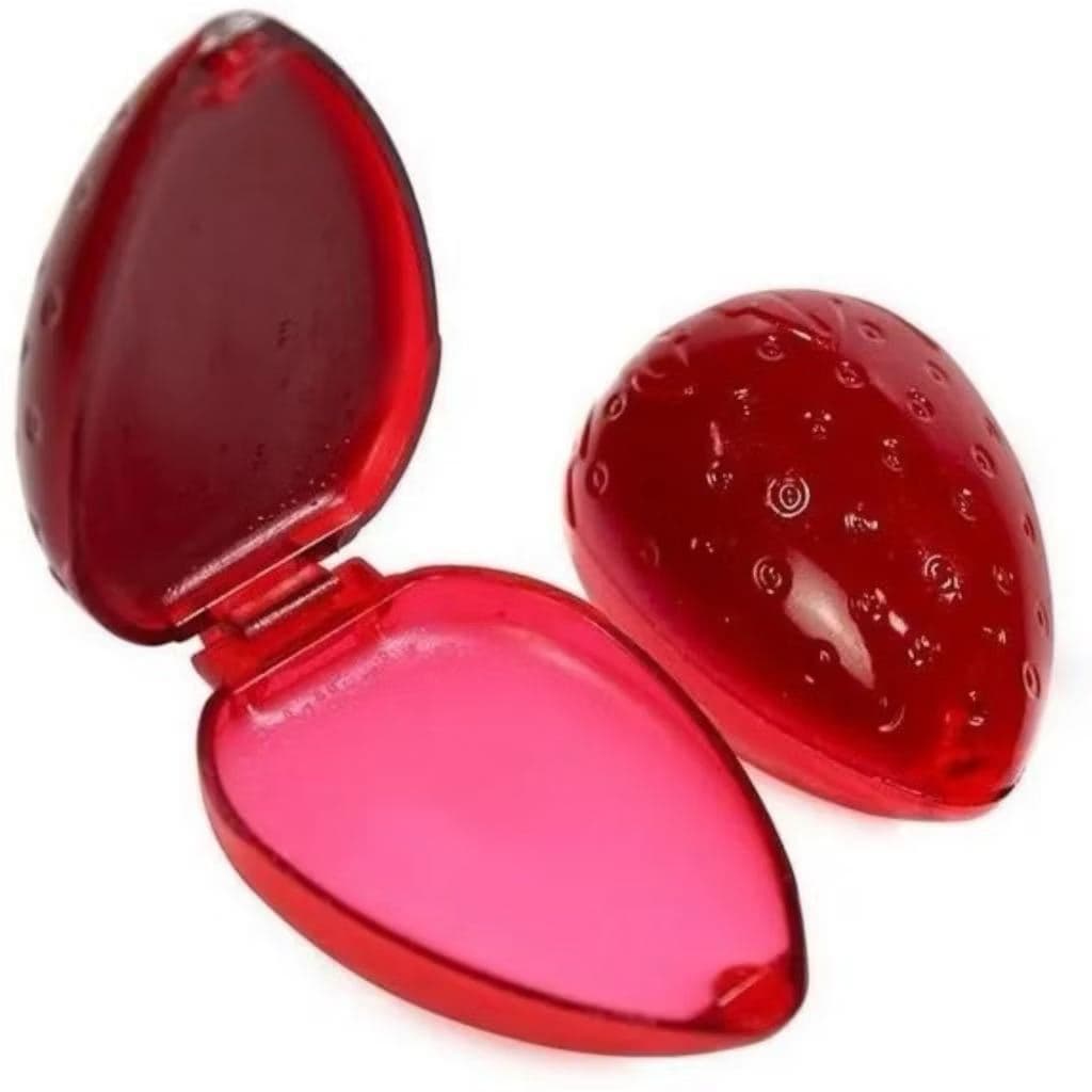 Kit 15 SOMBRA FLOR Batom Brilho Labial  Infantil Moranguinho
