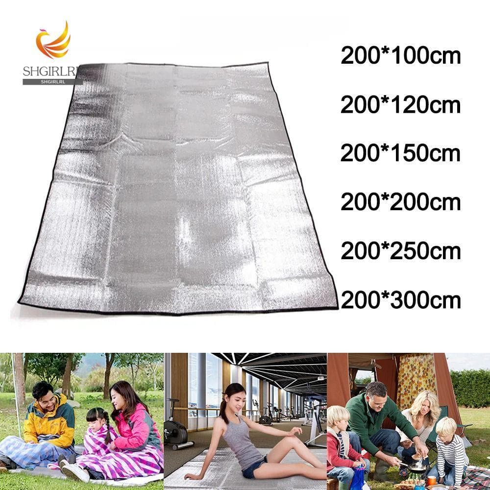 SHGIRLRL Tapete de Camping Isolante e Impermeável, Espuma Térmica, Almofada de Dormir Portátil, Leve e Compacta