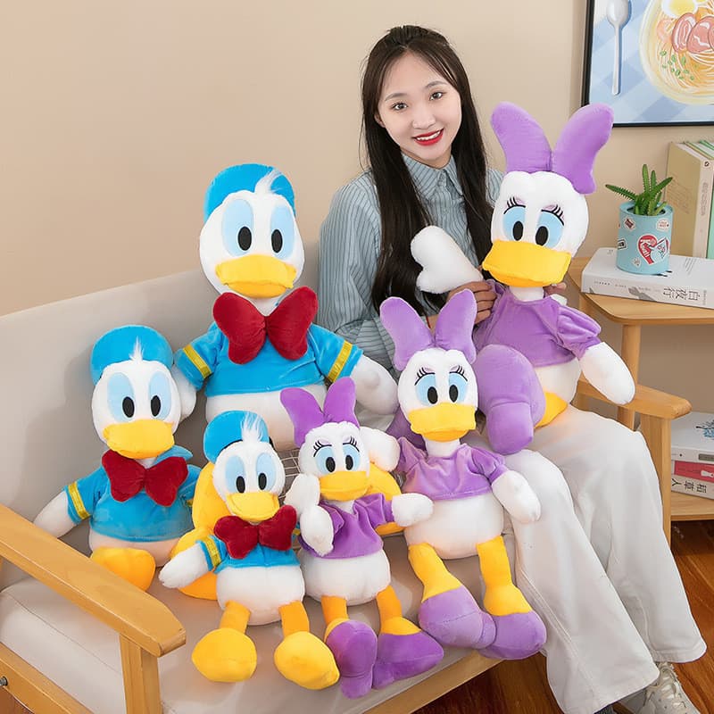 Bonitos brinquedos de pelúcia de casal de coelho de boutique, Pato Donald, Pato, Margarida 20250220   Verificação2