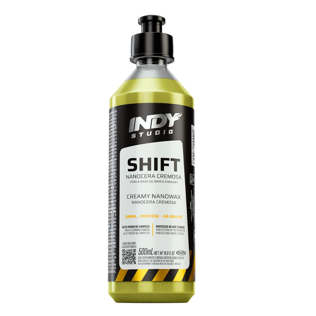 Cera Automotiva Cremosa Carnaúba Shift 500ml Indy Studio