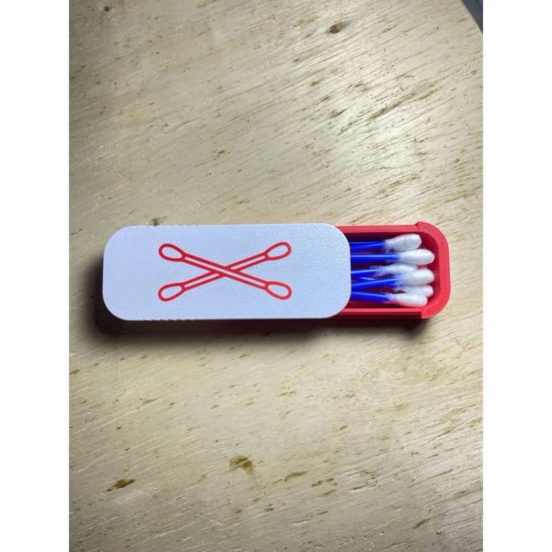 Estojo Organizador De Cotonete Para Viagem Para Dia Dia Pratico Segurança