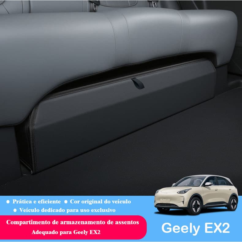 Geely XINGYUAN EX2 caixa de armazenamento inferior do banco traseiro caixa de armazenamento grande capacidade Original c