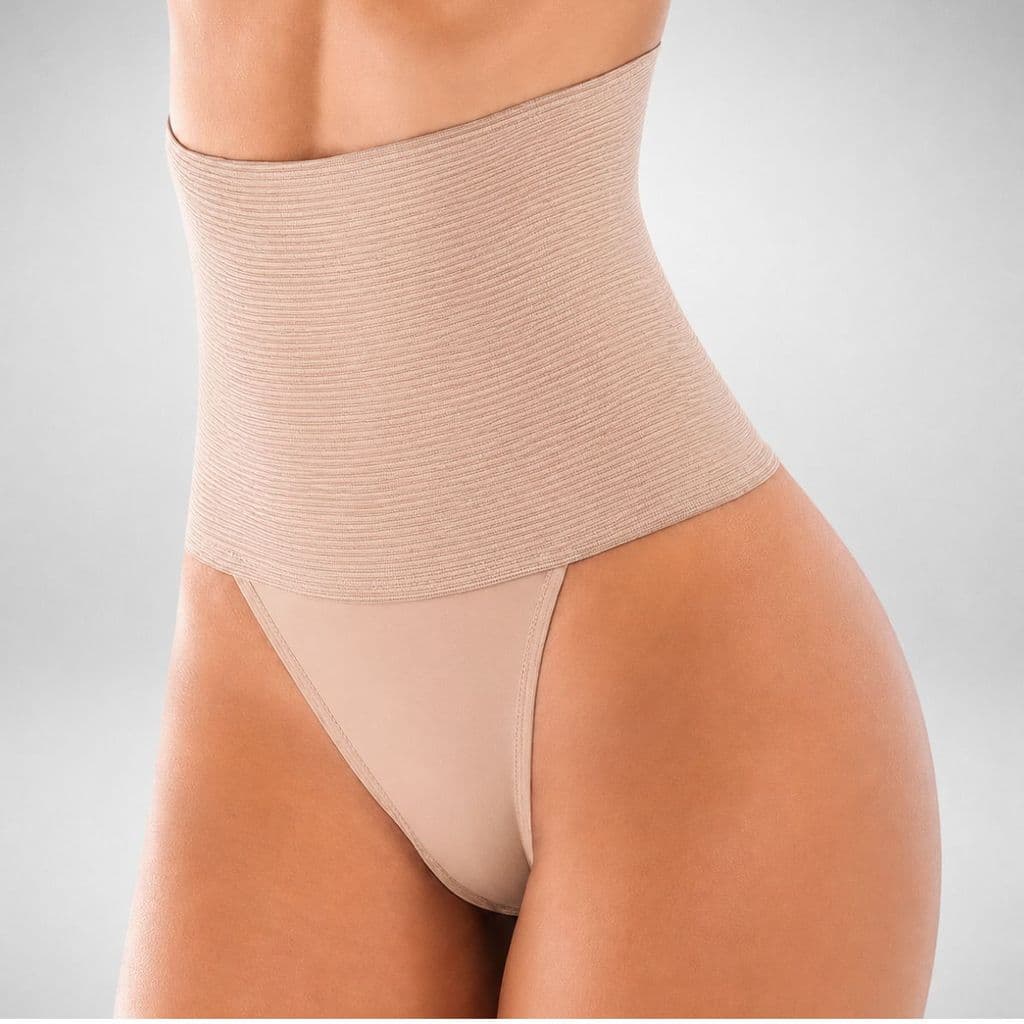 Calcinha Cinta Modeladora Cós Alto Alta Compressão Segura Barriga - Raquel