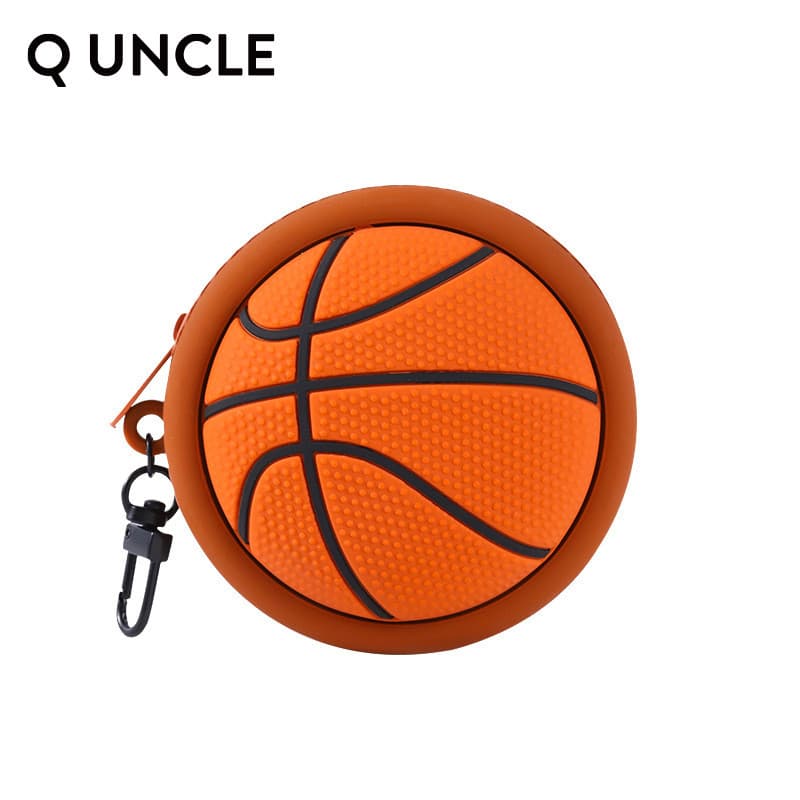 2026 novo estilo copa do mundo saco de armazenamento de futebol basquete Silicone moeda bolsa fone de ouvido pingente