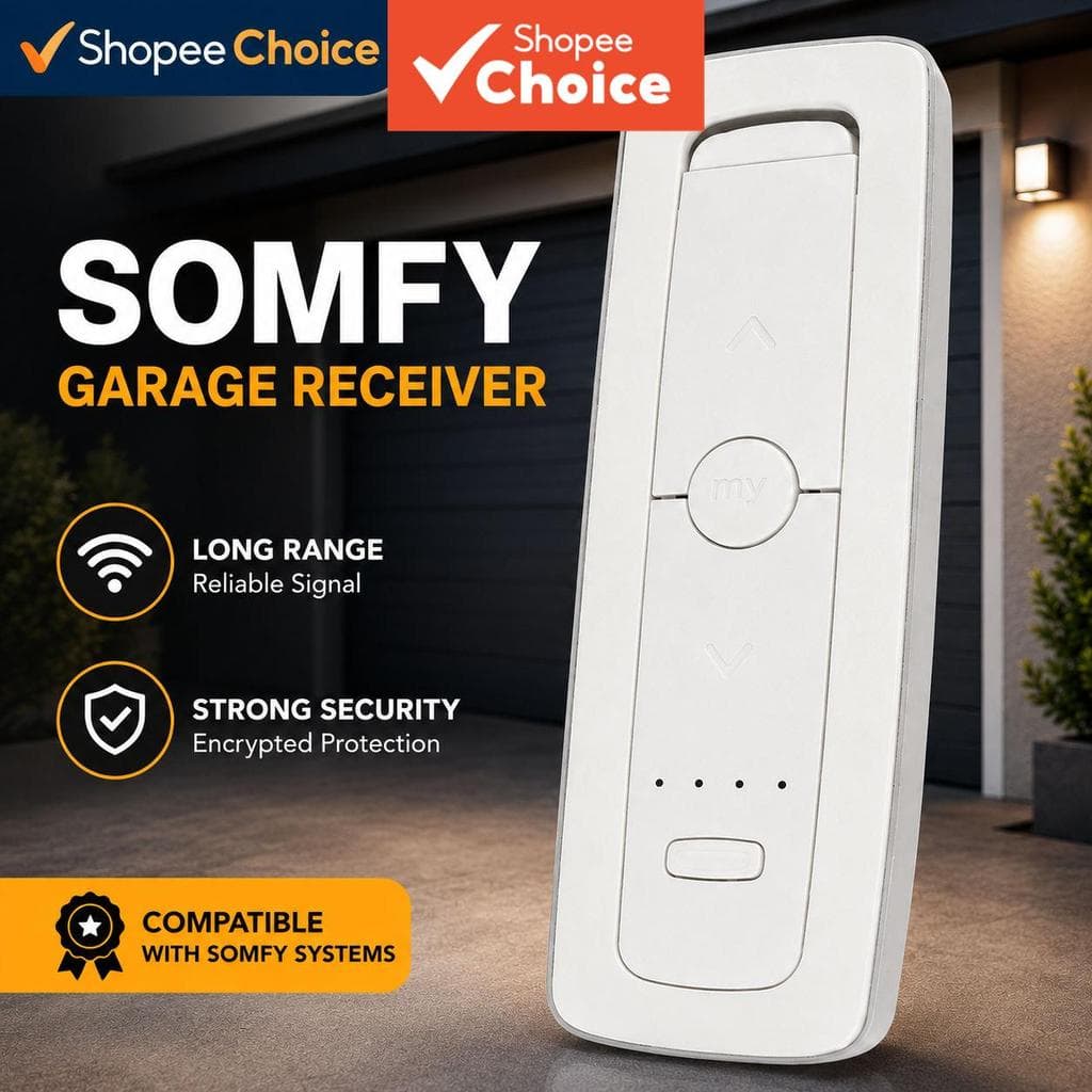 Para o controle remoto de cortina Somfy TELIS 1 4 PURE 1810633 1810632 1810632A 1810631 433.42MHz, controlador de