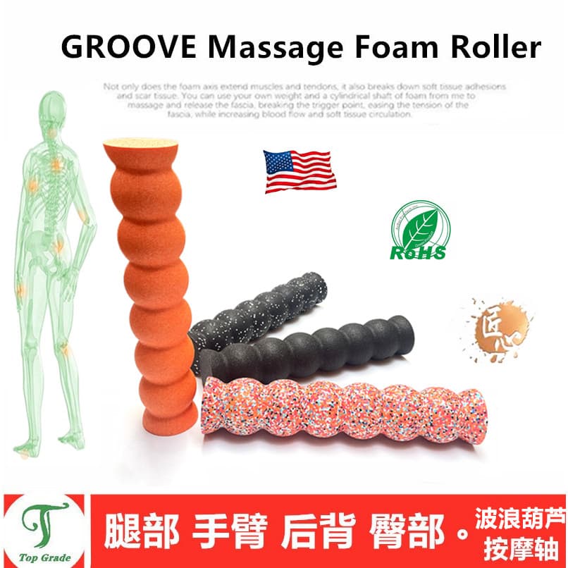 [TG] Exportação de onda pequena fáscia massagem muscular cabaça coluna coluna coluna coluna relaxamento rolo de espuma a