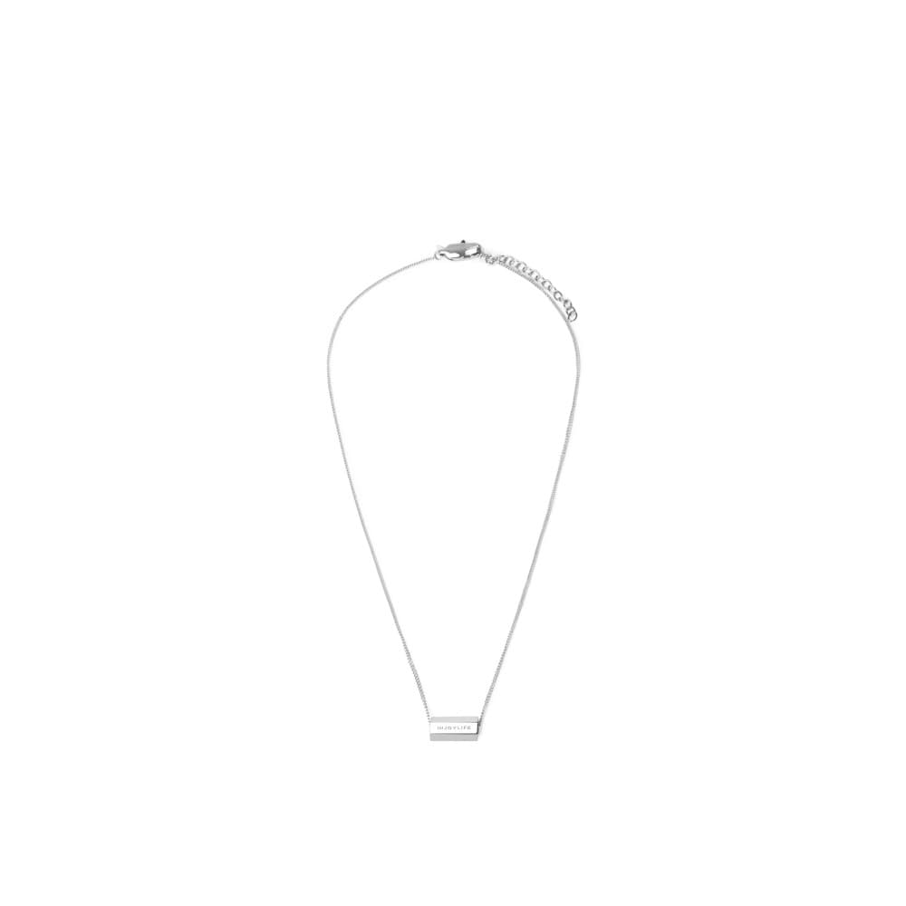 INJOYLIFE coluna Hexagonal colar titânio aço luz luxo nicho Design Original High-End jóias femininas