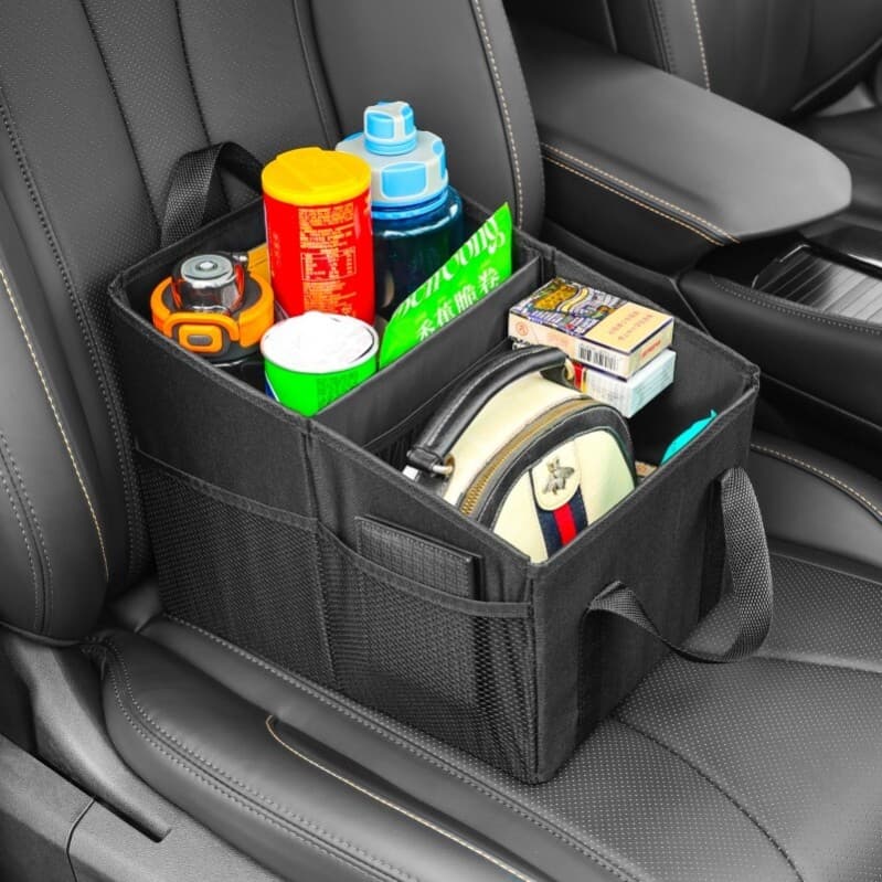 Caixa de armazenamento de carro Co-piloto assento caixa de armazenamento dobrável saco de armazenamento tronco de carro