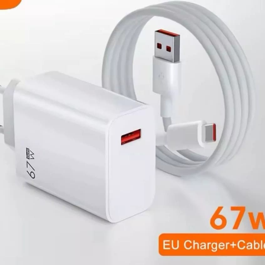 67W Type-C Turbo Charger High Power Super Fast Charging Safe Compatible Android