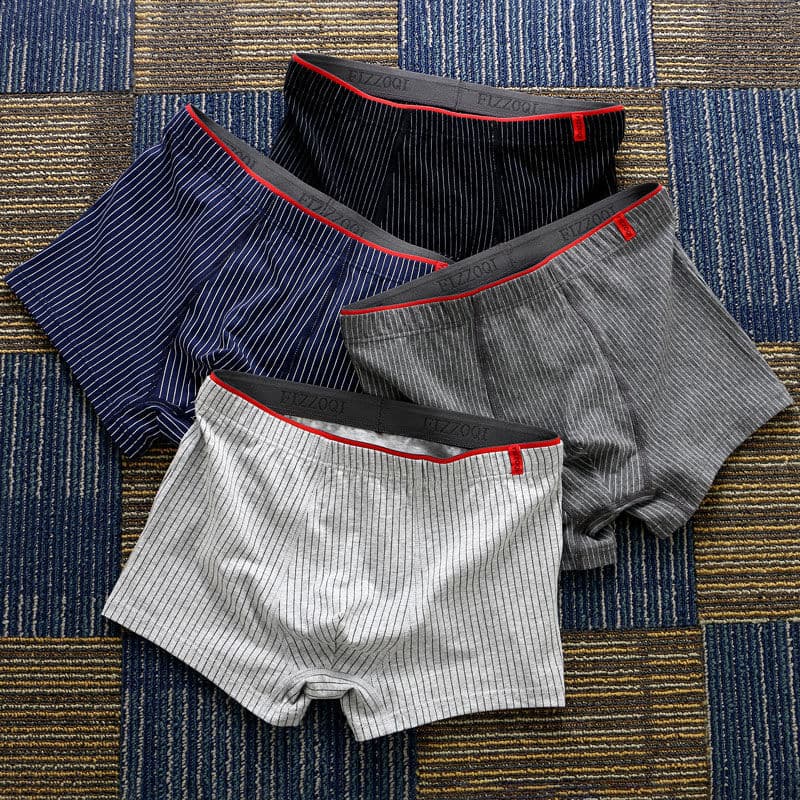 Roupa interior de algodão puro masculino outono inverno novo estilo Shorts masculinos mais obesidade irmão tamanho grand