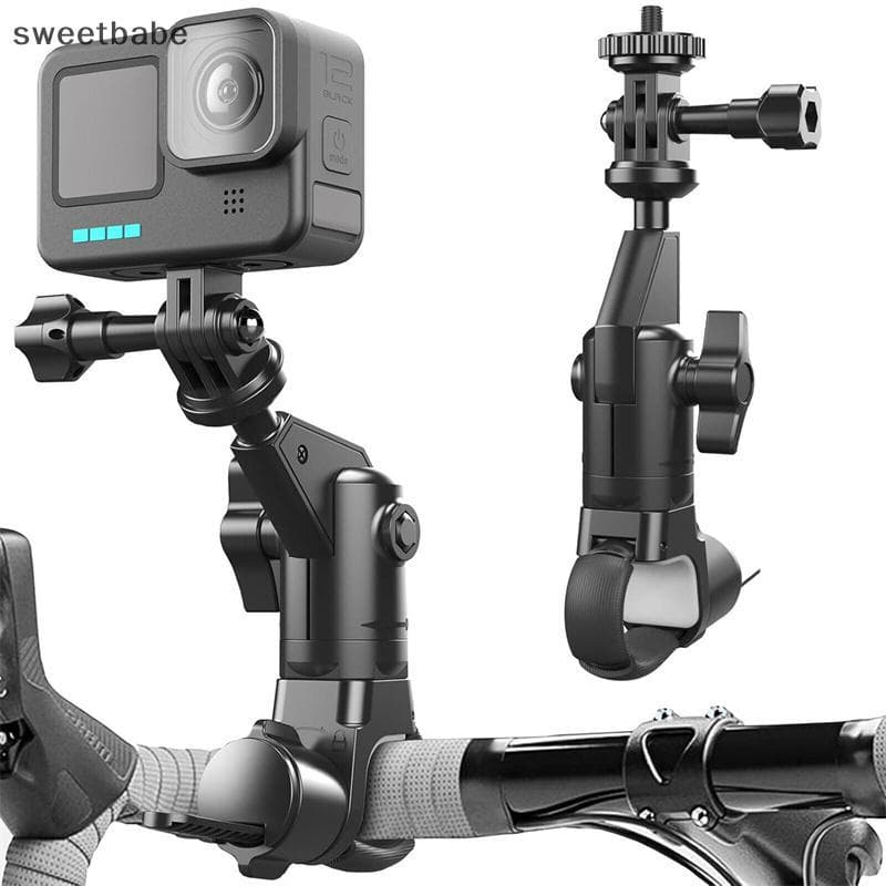 Suporte De Bicicleta Para Motocicleta , Giratório 360 Guidão , Insta 360 X2 X3 X4 Go Pro 12 11 10