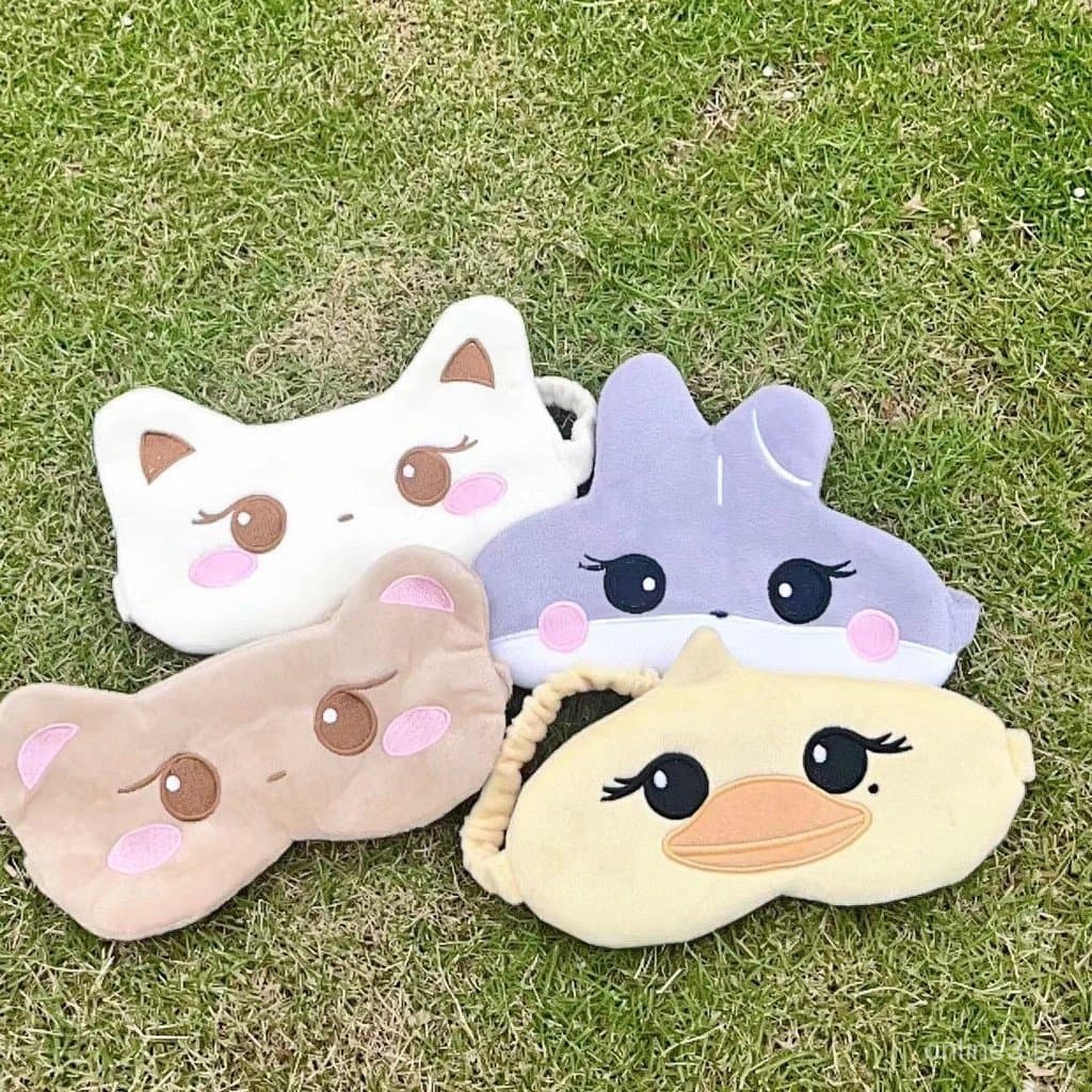 Idol BLACKPINK Personagem Máscara De Olhos De Cartoon Bonitinho Para O Sono Capa Macia Hade Sleeping Aid Night Eyep