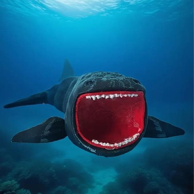 Maya Sea Eater Sea Eater Tan Toy Modelo Tipo Mar Impressão 3D Um Mar Profundo Mini Navegação Monstro Mar Monstro Blivis