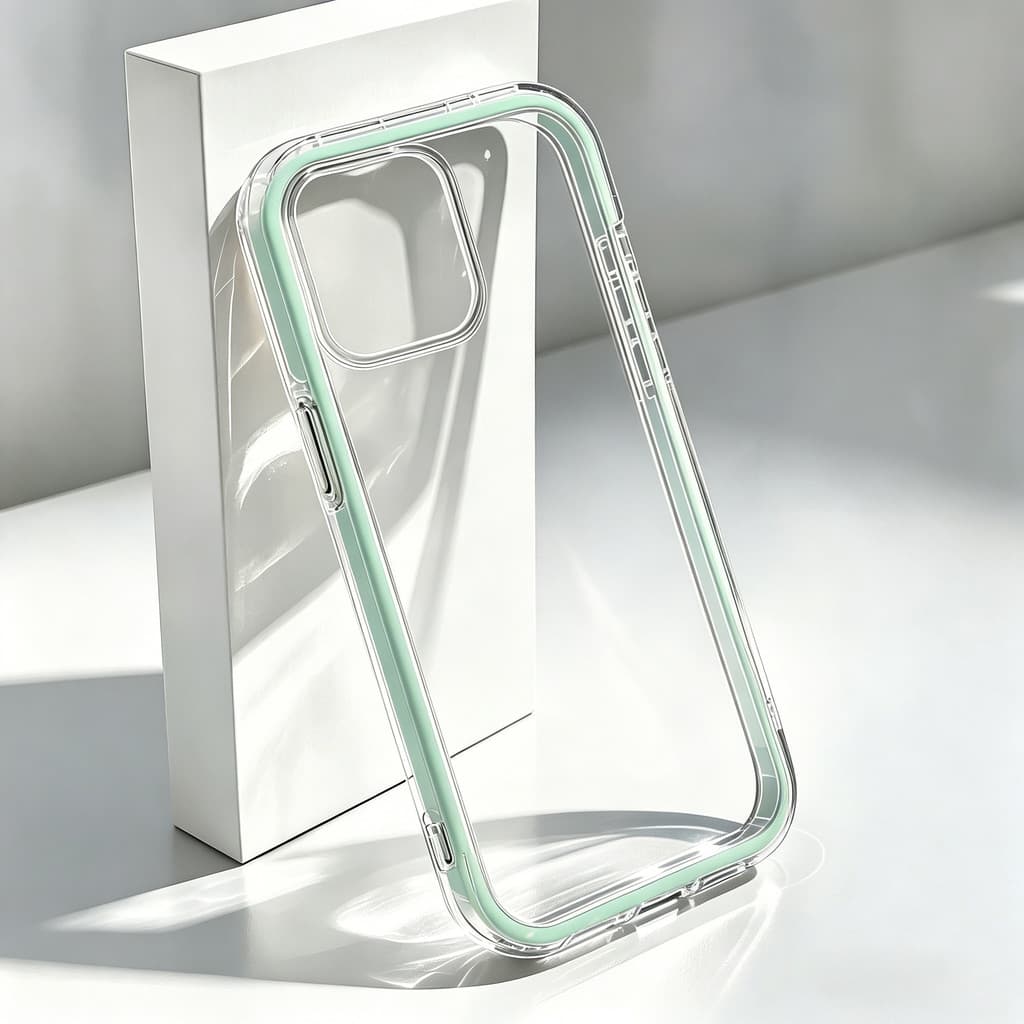 Clara Não Amarela Capa Capinha Para iPhone 16 15 14 Plus 13 12 11 17 Air Pro Max Acrílico Transparente 3 Em 1 Anti Queda