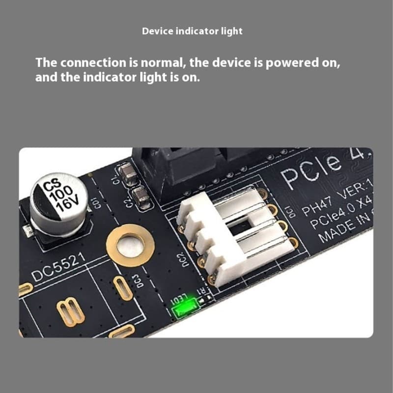M 2 Para PCIE 4X Conversor Disco Rígido Leitor Adaptador Placa Expansão Hardware