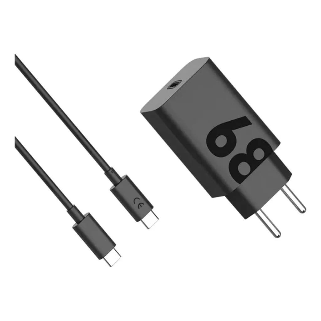 Carregador De Parede 68W Tipo C E Cabo Tipo C