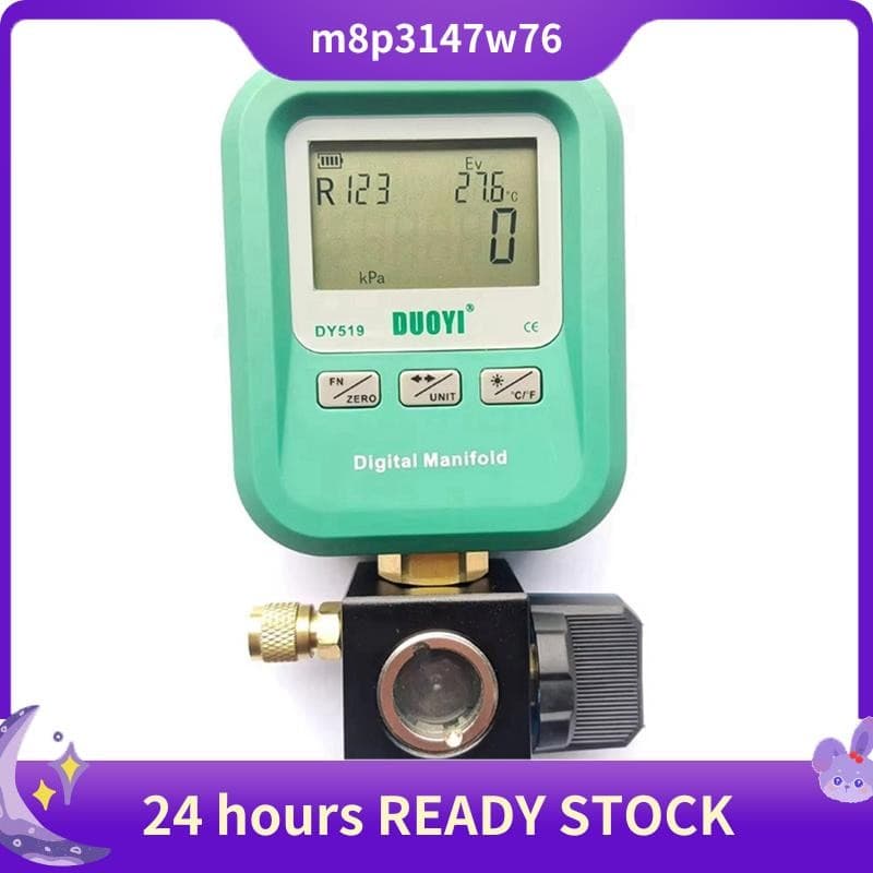 DY519 Medidor De Pressão De Enchimento De Flúor Vácuo Para Ar HVAC