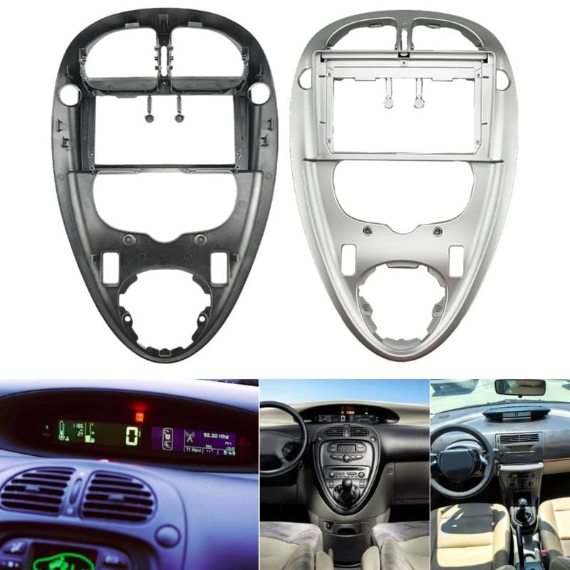 Bmico 2 Din Rádio Fascia Painel 9 Polegada Vehicl Guarnição Sem Costura Quadro Estéreo Do Carro Veículo Adequado Para