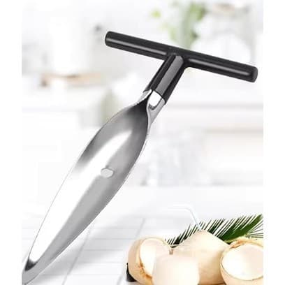 Fura Coco Em Aço Inox Profissional Resistente Furador Abridor Manual