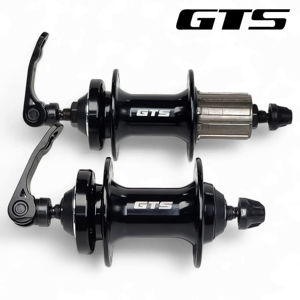 Par de Cubo GTS Cassete Rolamentado Bike 36 Furos K7 Freio a Disco 8/9/10/11 e 12 Vel
