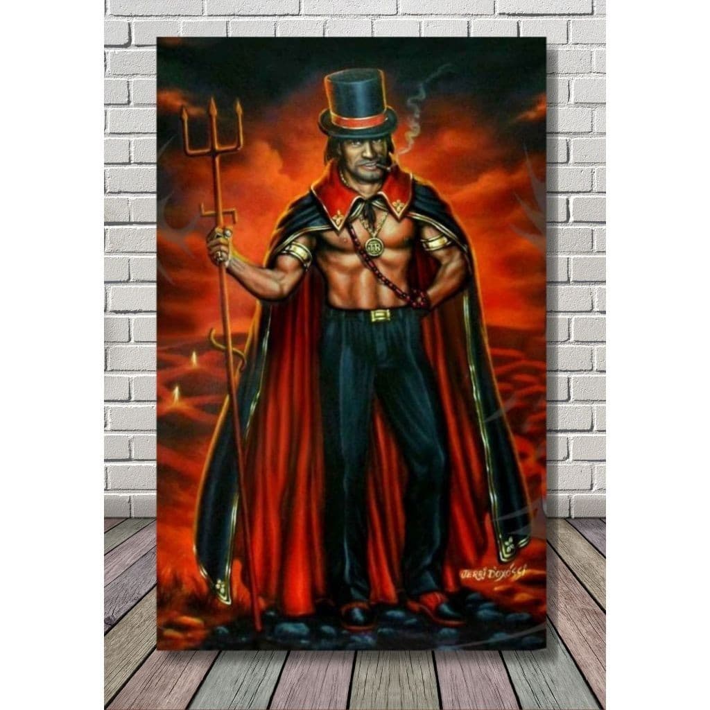 Quadro Exu Tranca Ruas Umbanda e Candomblé - cod.099