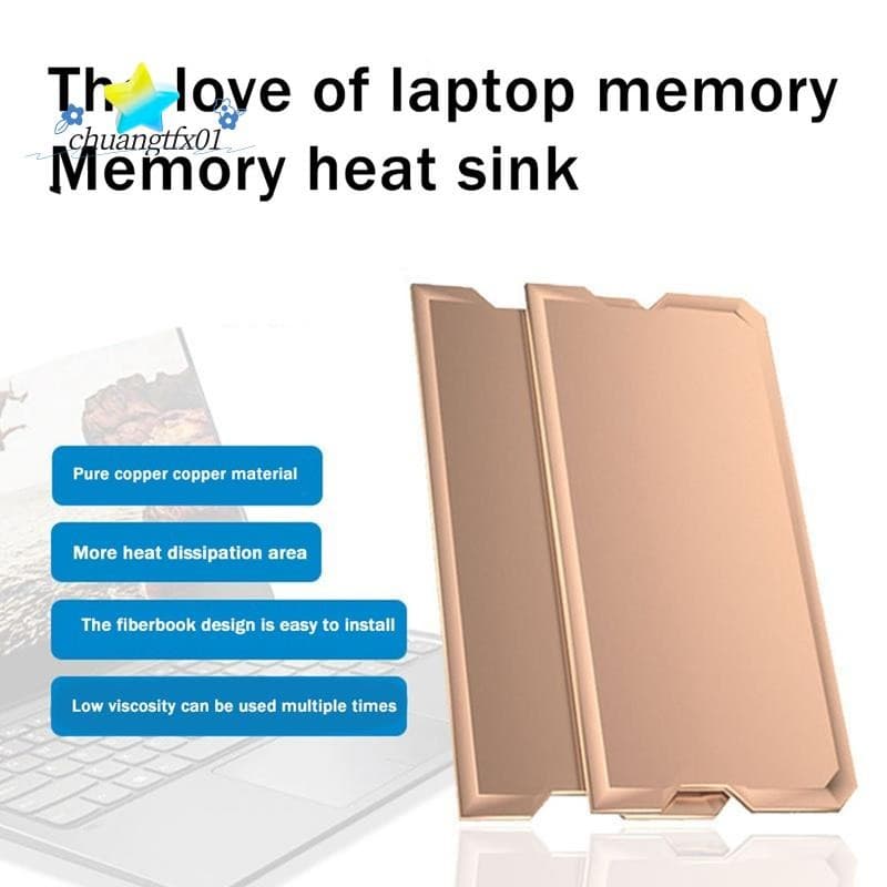 💕DDR4 DDR5 Dissipador De Calor Memória Refrigeração Radiador Laptop Colete De Resfriamento Refrigerador De