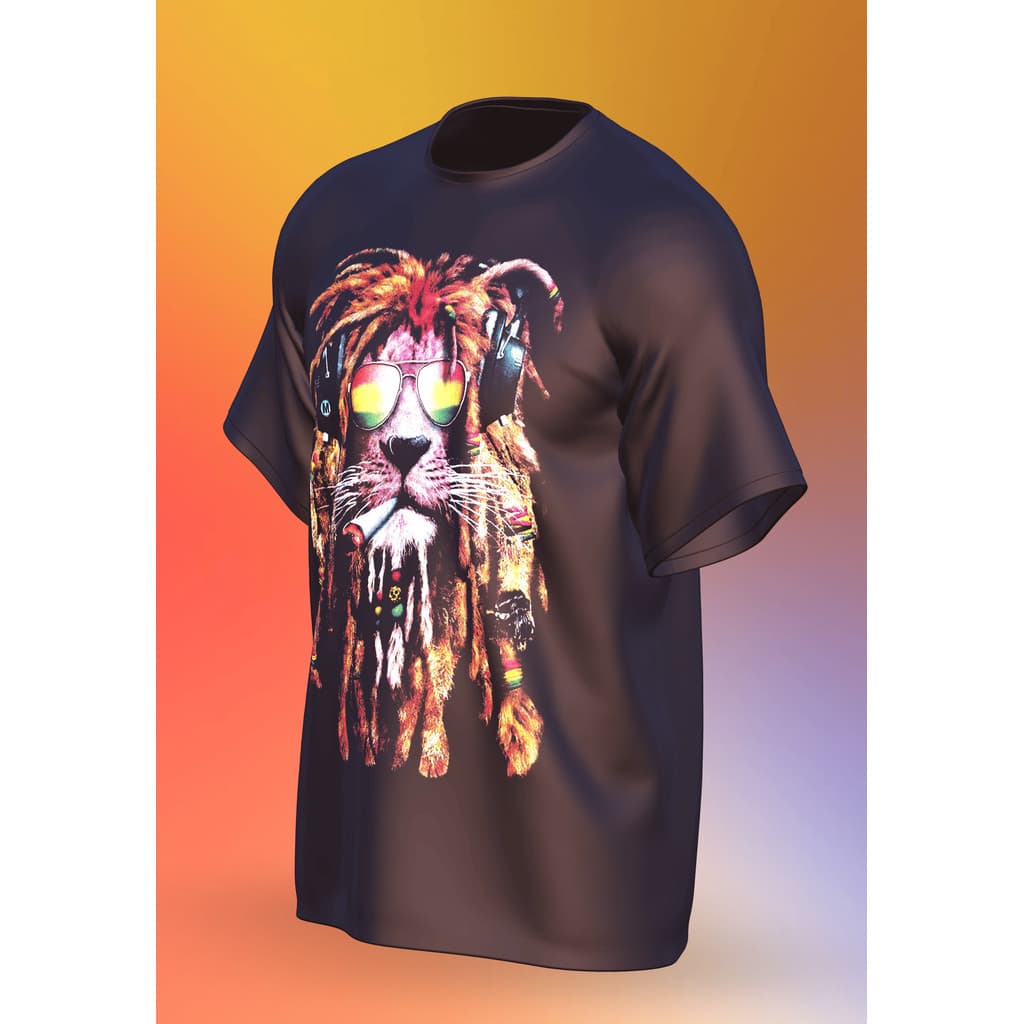 Camiseta Unissex Leão  Algodão 30.1 Camisa Premium ENVIO IMEDIATO