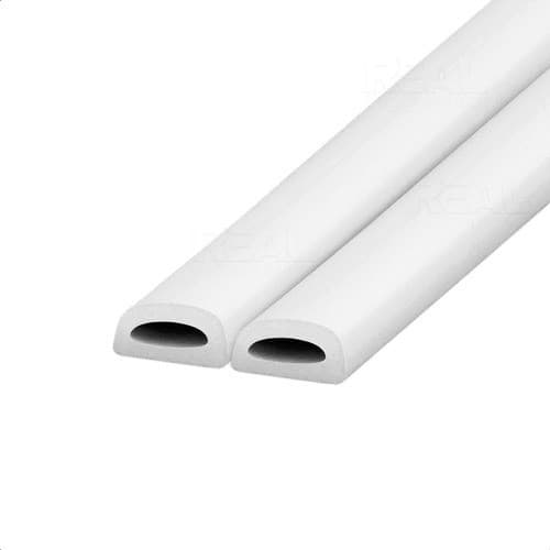 Veda Frestas Janela Porta 4mm Comfort Door 6 Metros Cor Branco