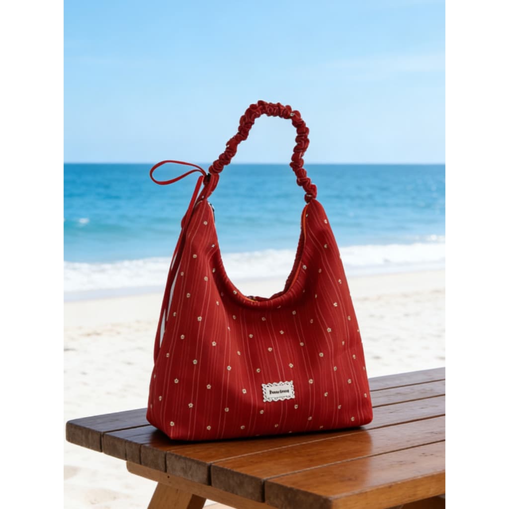 Estilo coreano ins estilo preguiçoso bolsa de lona feminina grande capacidade sacola nicho Design senhoras Commuter ombr