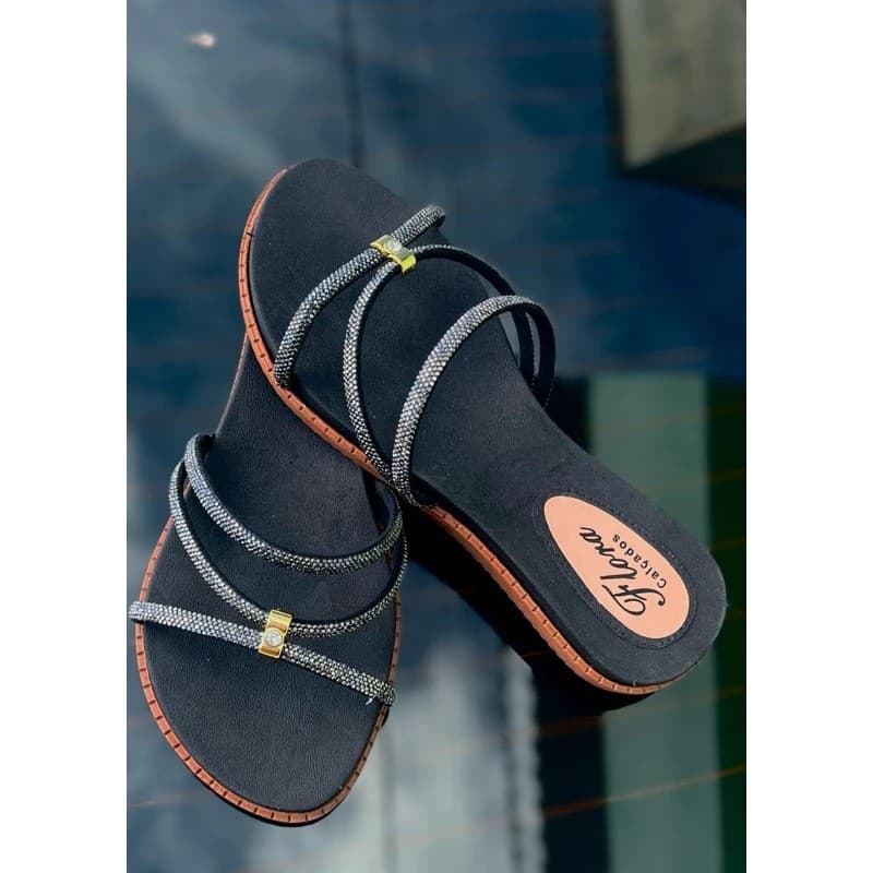 Sandália Rasteirinha Zaya Feminina Confortável Chinelo Casual Moda Verão Promoção