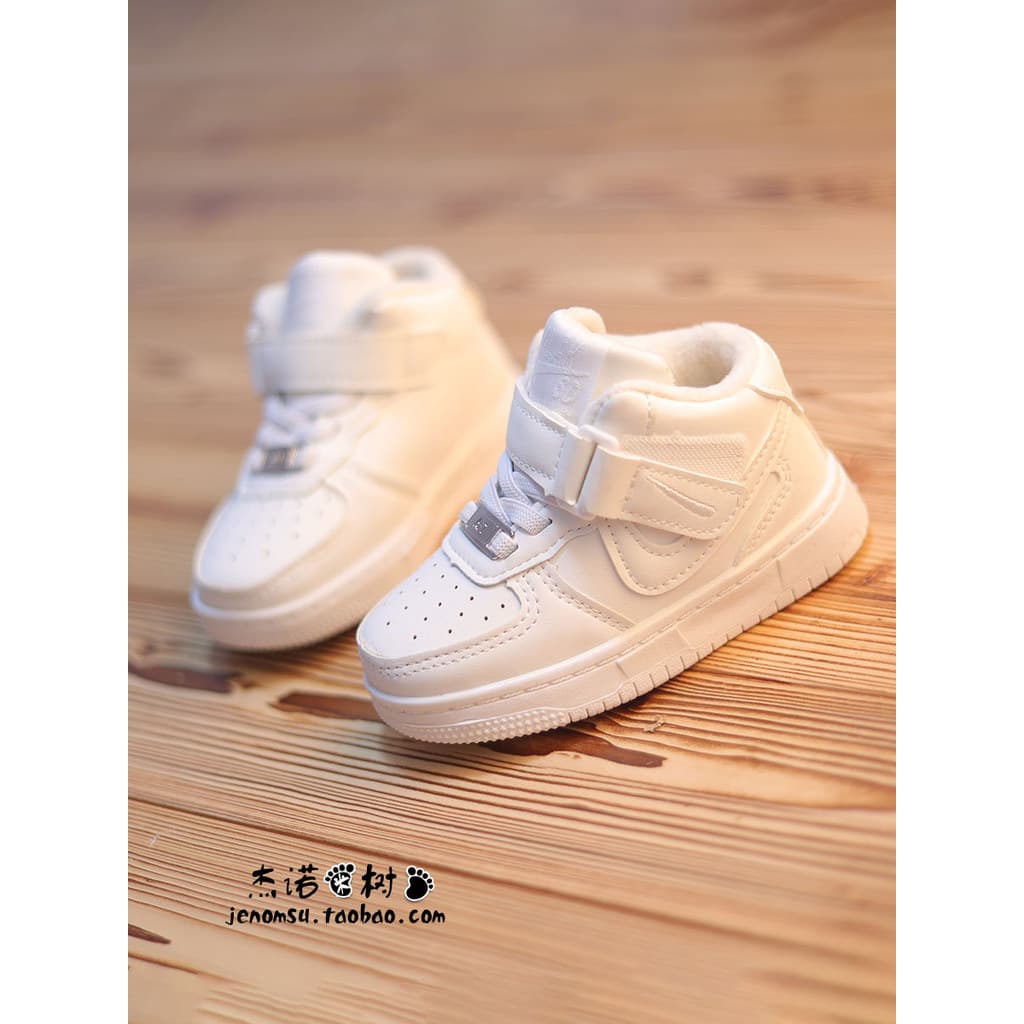 Tênis de bebê masculino 1-2-3 anos de idade na moda outono inverno alta qualidade sapatos de dois algodão sola macia vel