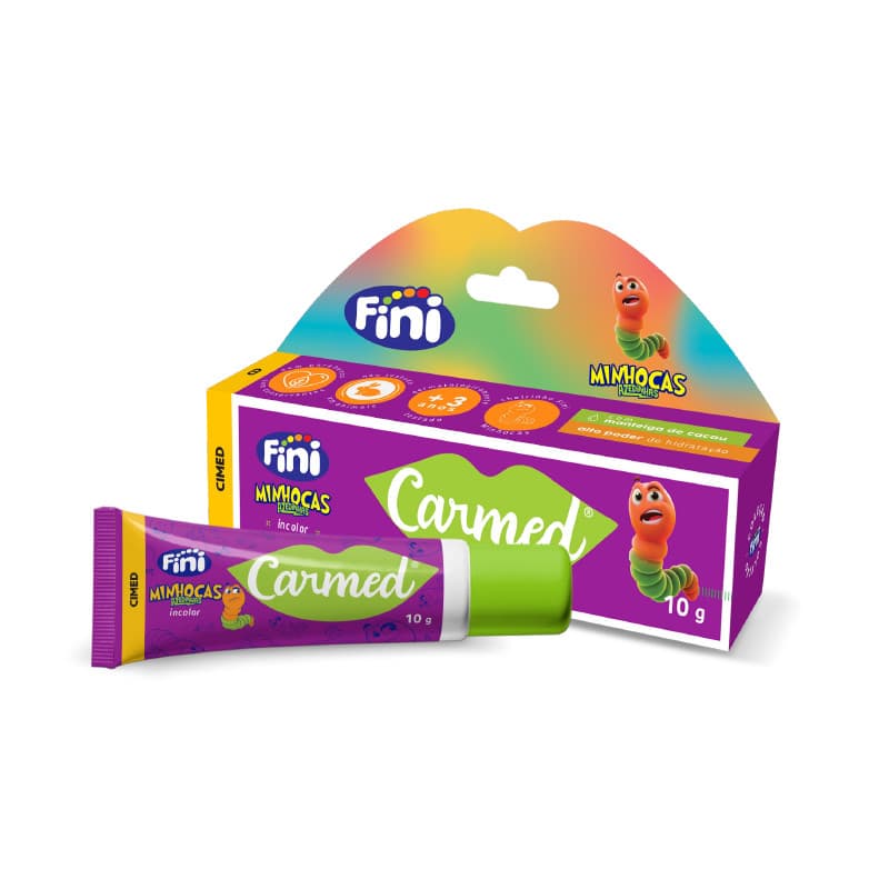 Carmed Fini Minhocas Hidratante Labial 10g - Fini Cimed