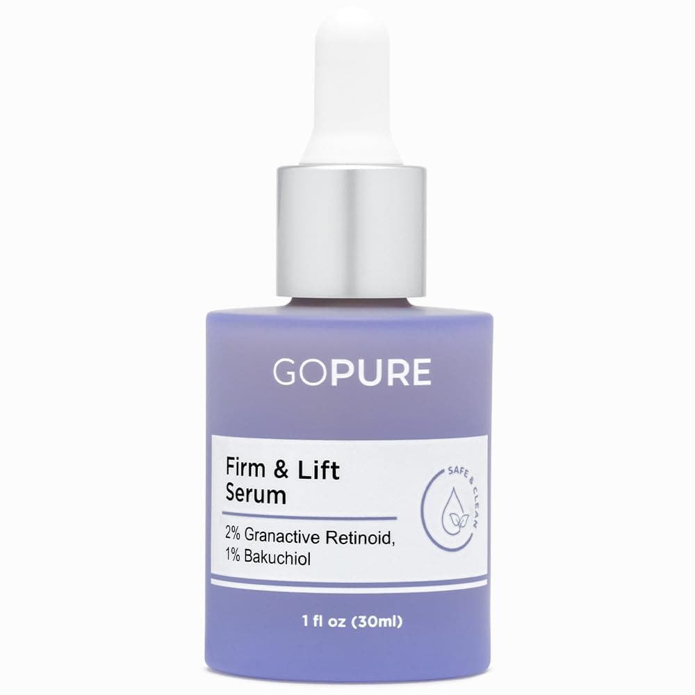 goPure Actives Firm & Lift Serum - Sérum Antienvelhecimento com Retinol para uma pele mais lisa, uniforme e radiante, e