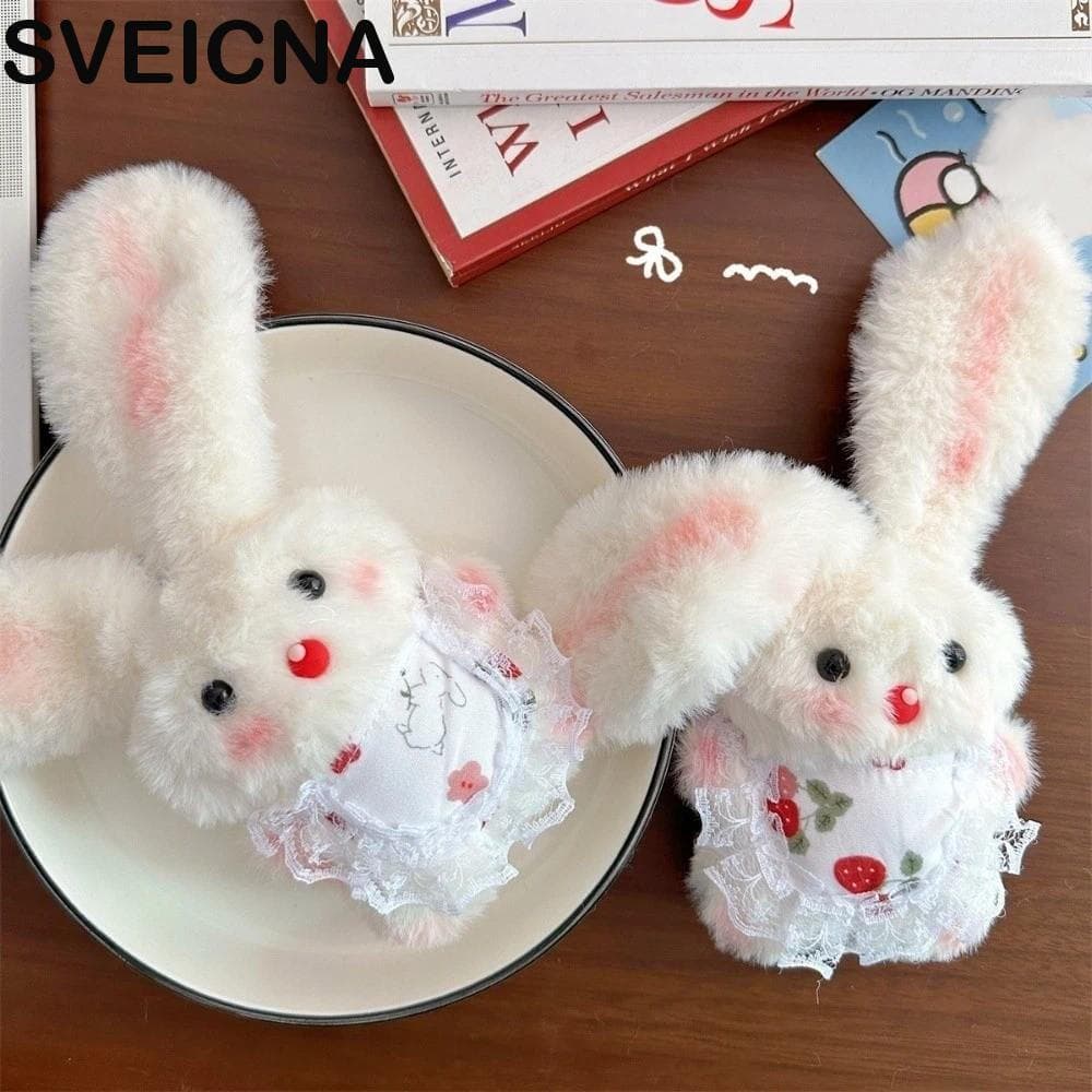 Chaveiro De Coelho De Pelúcia SVEICNA , Fofo Com Design De Desenho Animado , Função Estridente