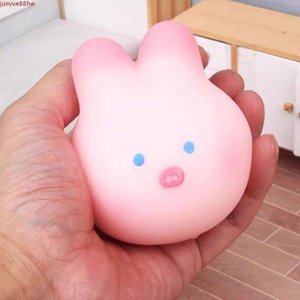JUNYUE Squeeze Pinch Toy , Mochi Rosa Porco Animal Dos Desenhos Animados Kawaii Coelho Sakura Pig