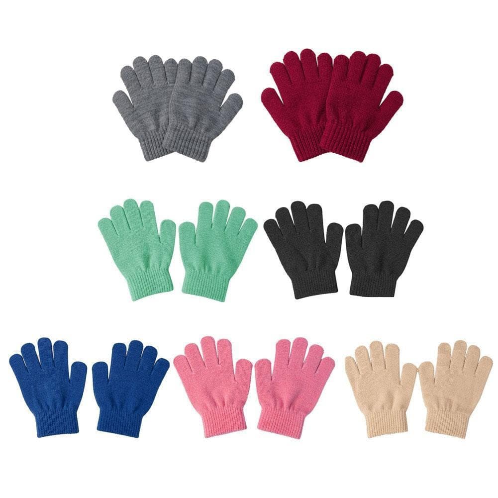 Luvas de Bebê de Dedo Inteiro para Outono e Inverno, Adequadas para Crianças do Jardim de Infância K1z6