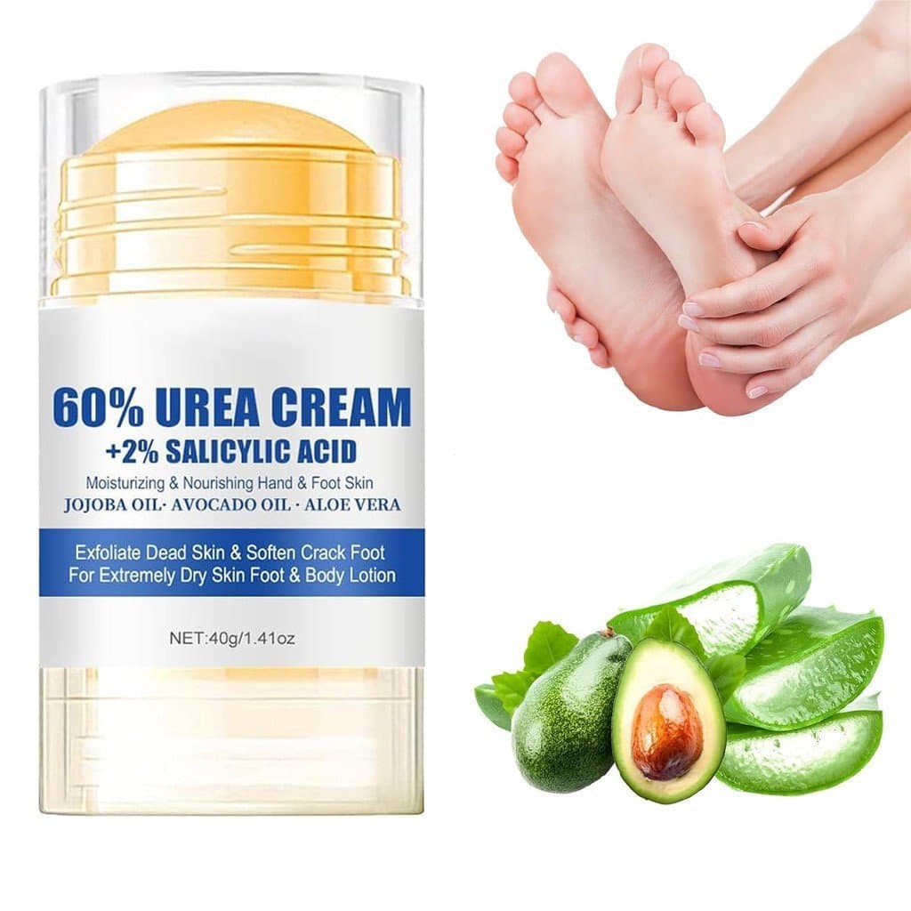 2026 Novo Creme Hidratante para os Pés com 60% de Ureia, anti-rachaduras, nutre e alivia pés secos e rachados, loção par