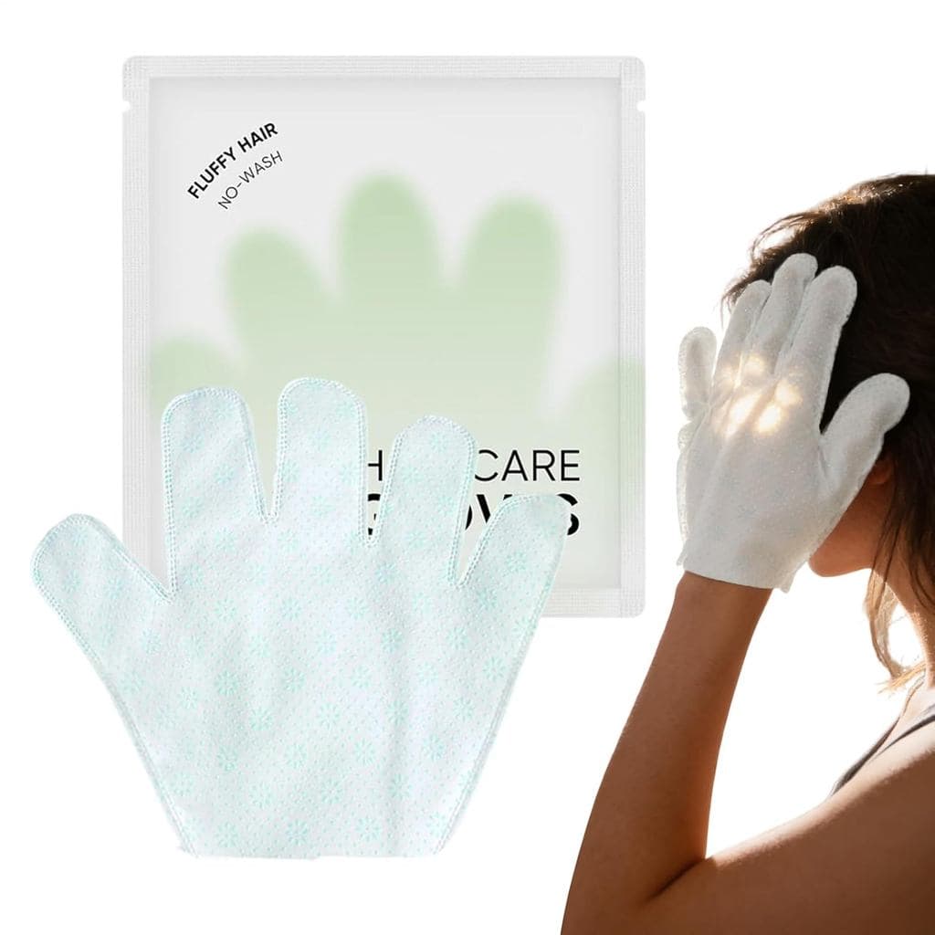 Luva Resistente ao Calor para Estilização de Cabelo |   Luvas de Secagem de Cabelo Volumizadoras e Controladoras de Oleo