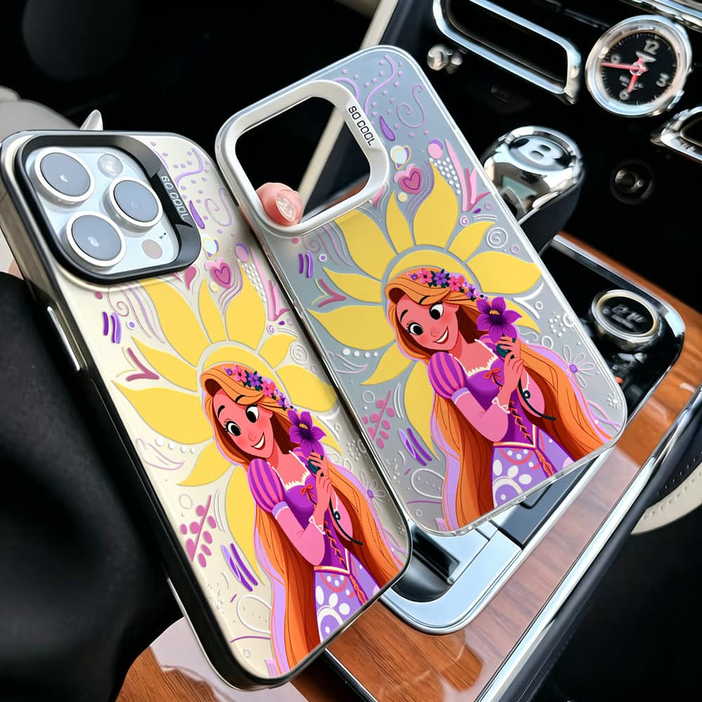 Capa Capinha Para iPhone 17 PRO PROMAX 16 11 12 13 14 15 xs XR com estampa de Rapunzel T03695