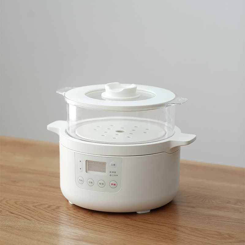 Olayks Panela de Arroz Instantânea Original Doméstica 2L Multifuncional Cozinha Rápida Arroz 1 a 2 Pessoas Mini Panela d