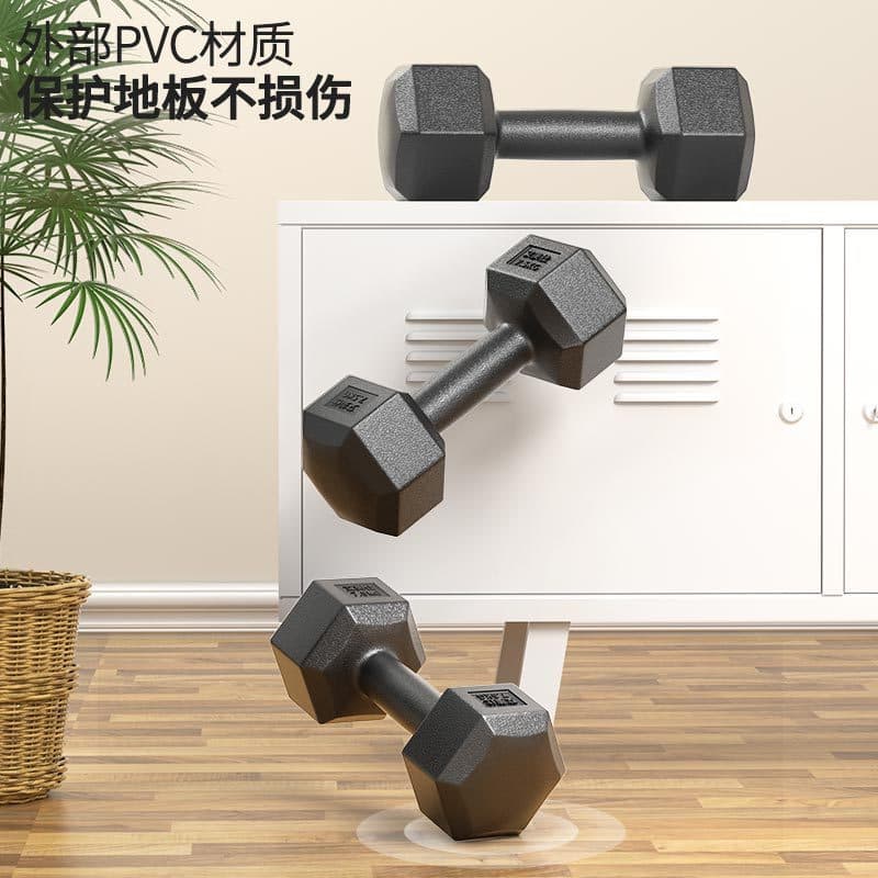 Hex haltere masculino casa equipamentos de Fitness emborrachado fixo Subbbell feminino braço muscular dormitório Stu