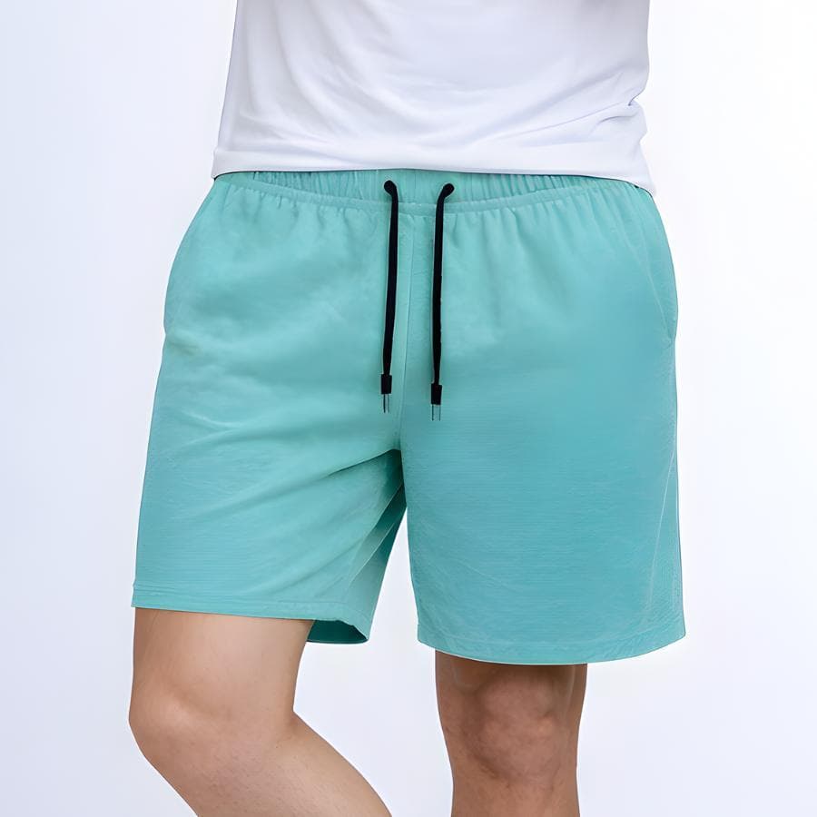 Bermuda Masculina Premium com Elastano Tactel Mescla – Leve, Confortável e Secagem Rápida