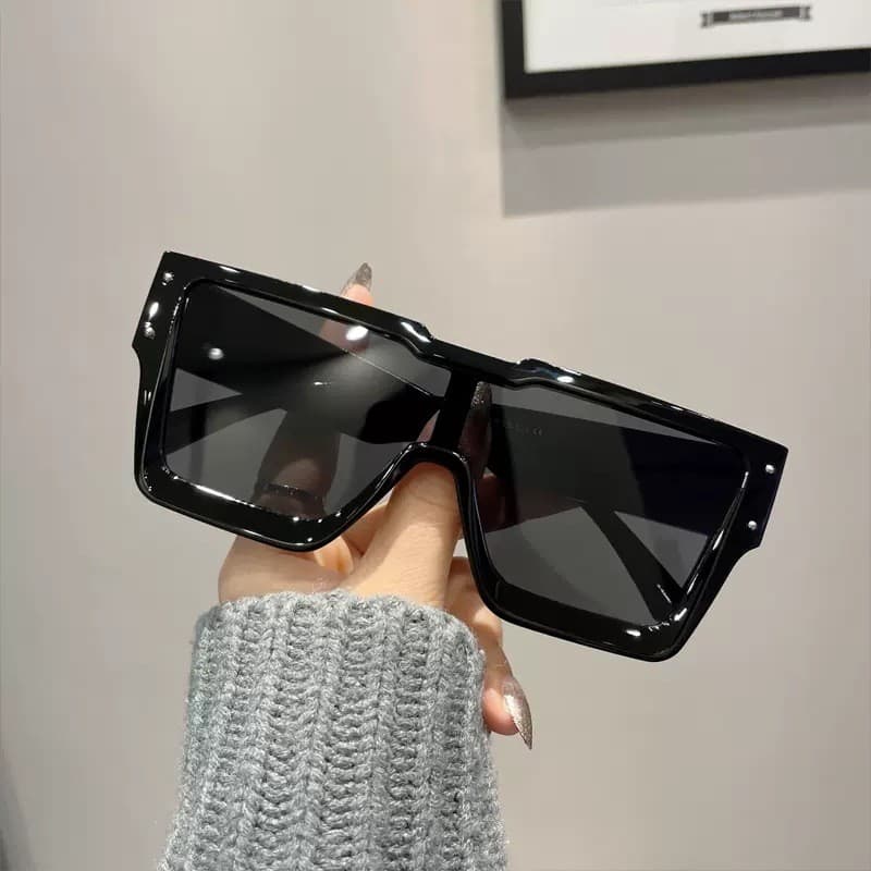 Nova Moda Retro Óculos De Sol Feminino Caixa De Luxo Pára-E Lente De Vidro Anti Radiação