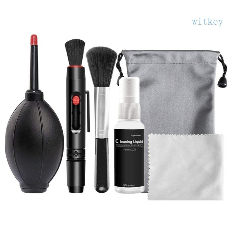 6 1 Kit Limpeza Da Câmera Profissional DSLR Ferramentas Lente Saco Armazenamento Portátil Para ke