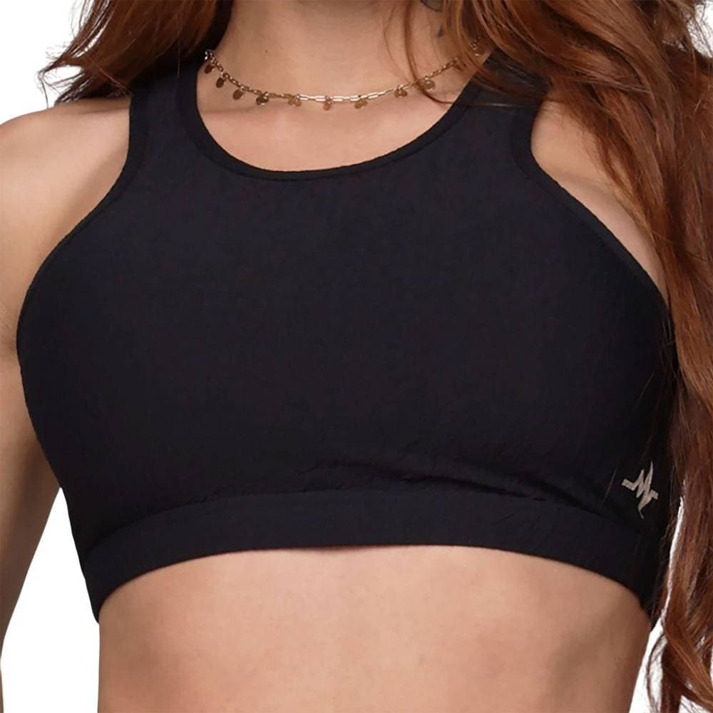 Top Torino Jacquard Dunas Preto Moving Fitness