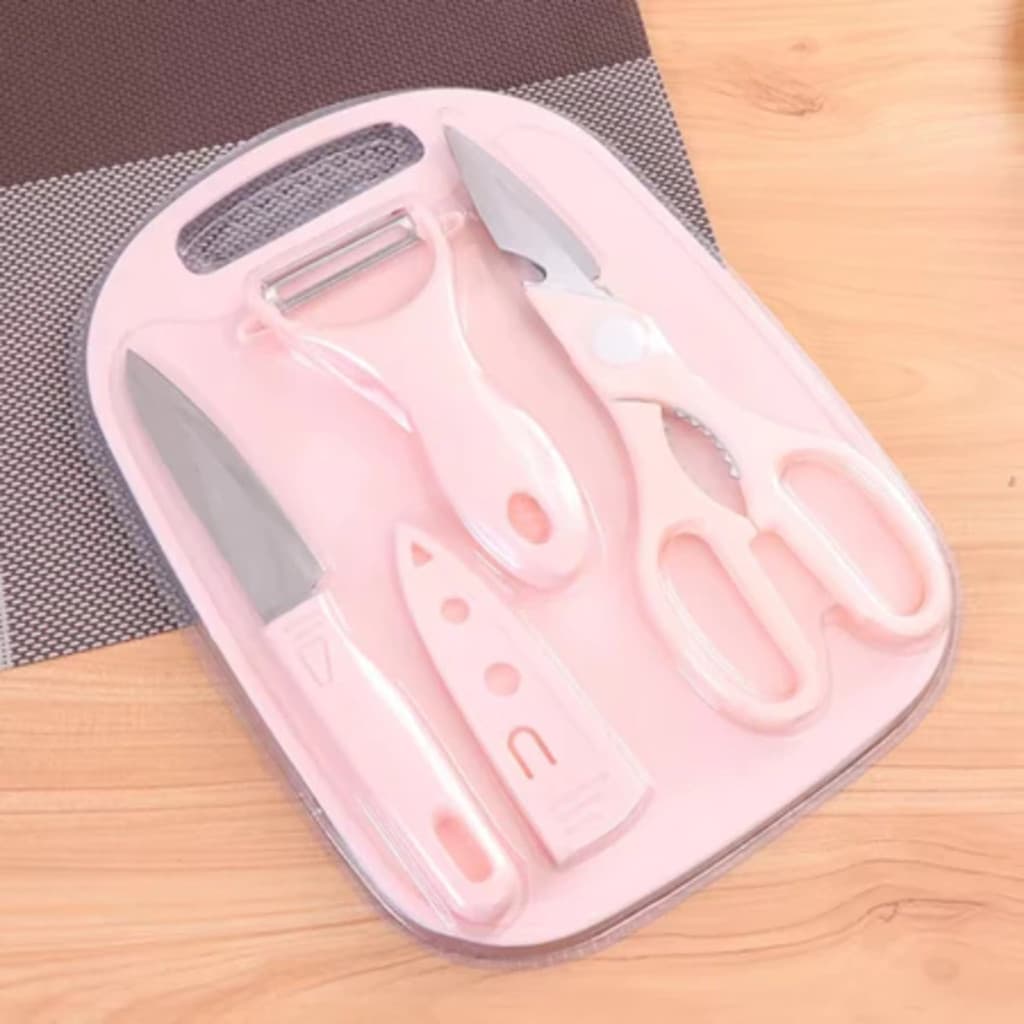 Conjunto 4 Utensílios de Cozinha – Sortido - Prático e Essencial