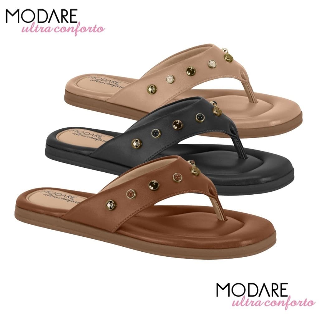 Chinelo Tamanco Feminino Modare Confortavel Esporão Fascite Ref: 7212.104
