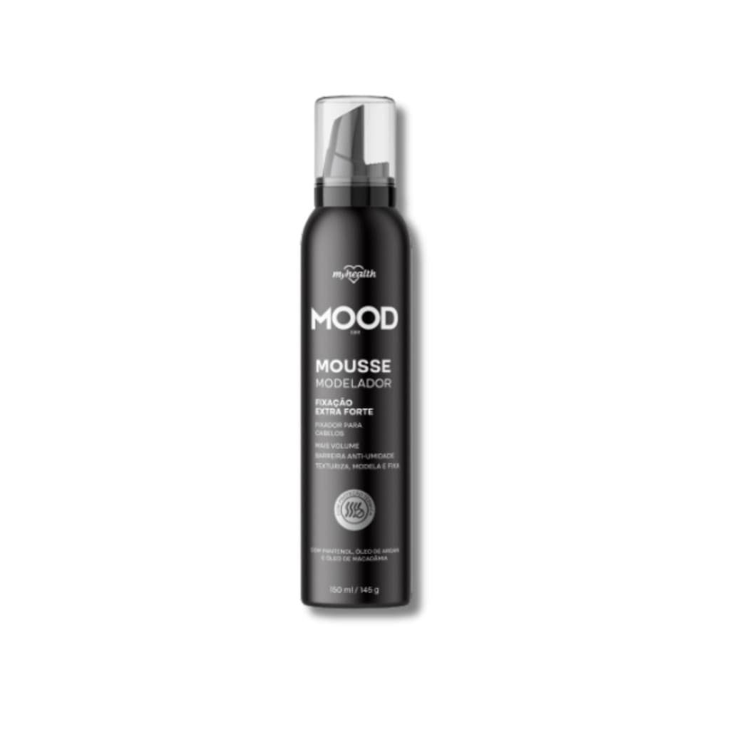 Mousse Modelador Texturiza , Modela Fixação Extra Forte - Mood Care