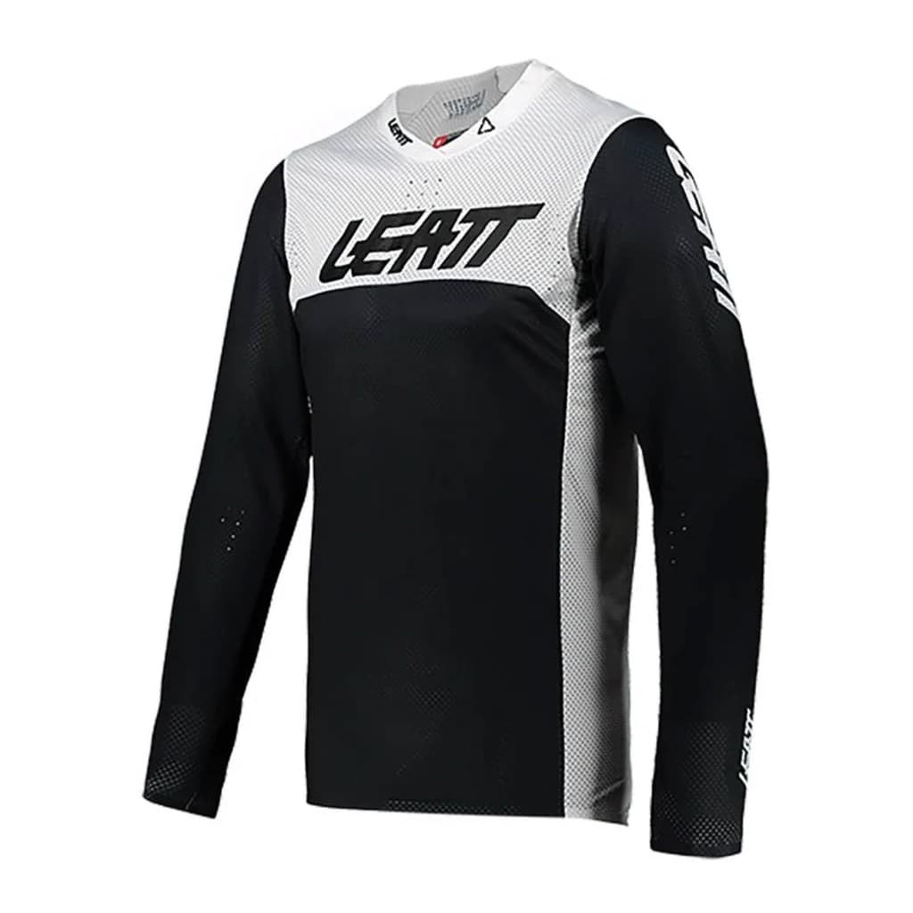 LEATT Motocross Jersey Mens Manga Longa Mountain Downhill Motocicleta Equitação Camisa Em Estoque Agora