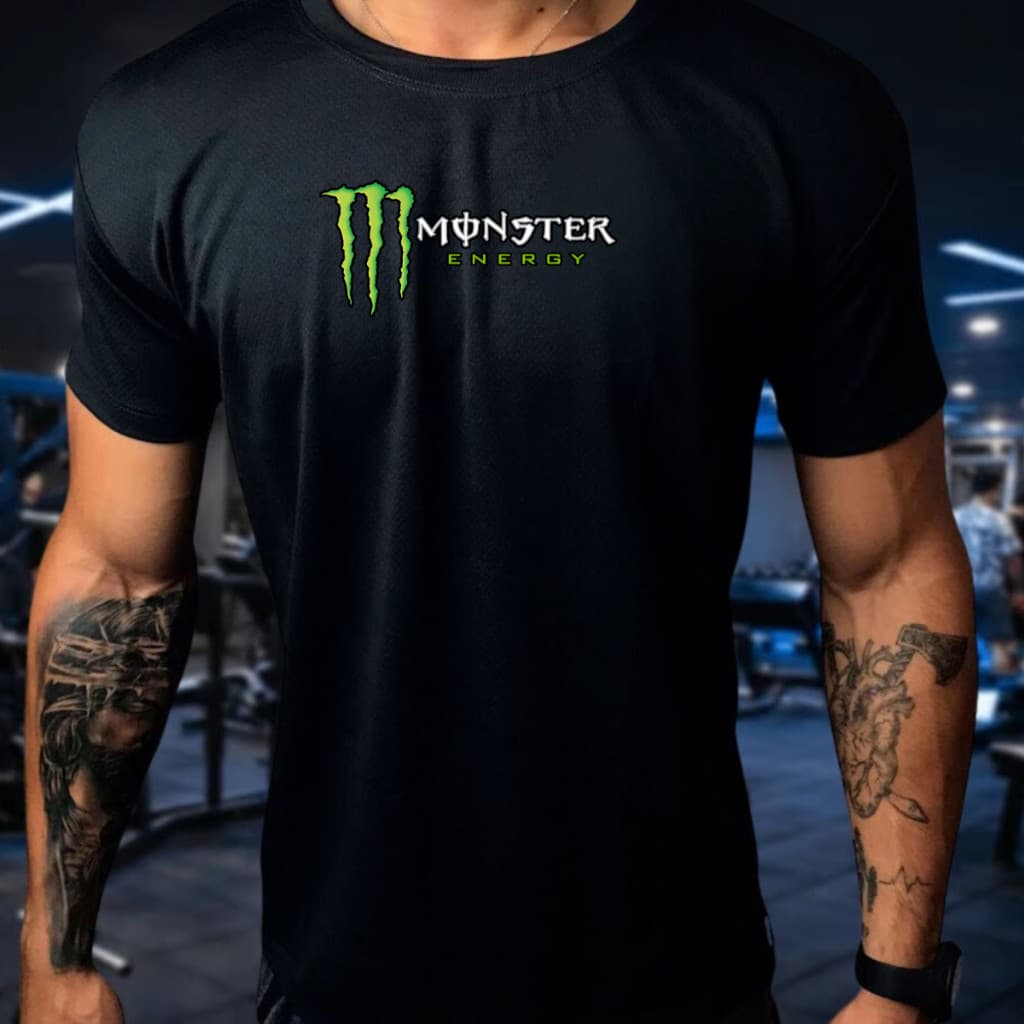 Camisa Dry Fit Masculina Modelo MNST 01 Camiseta Academia Corrida CrossFit Treinos